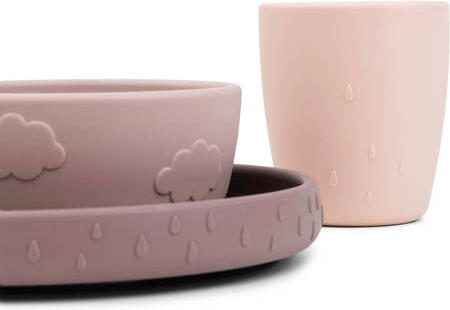 Done by Deer Stick&Stay dinner set Deer friends Powder Serviesset