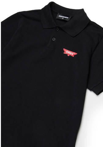 Dsquared2 polo zwart Jongens Katoen Polokraag Effen - Foto 3