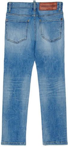Dsquared2 straight leg jeans medium blue denim Blauw Jongens Katoen Effen - Foto 3
