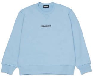 Dsquared2 sweater lichtblauw Logo | Sweater van