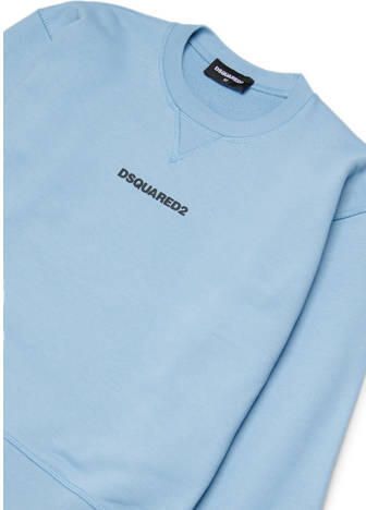 Dsquared2 sweater lichtblauw Logo | Sweater van - Foto 2