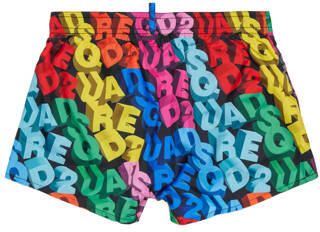 Dsquared2 zwemshort met all over print Multi Jongens Polyester - Foto 3