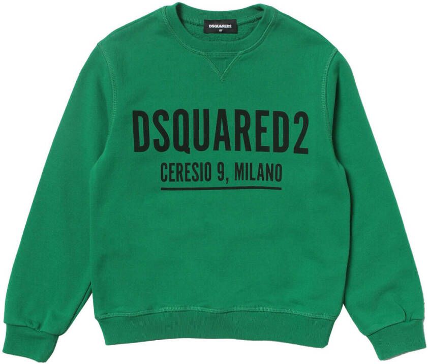 DSQUARED2 KIDS Sweater met logoprint Groen