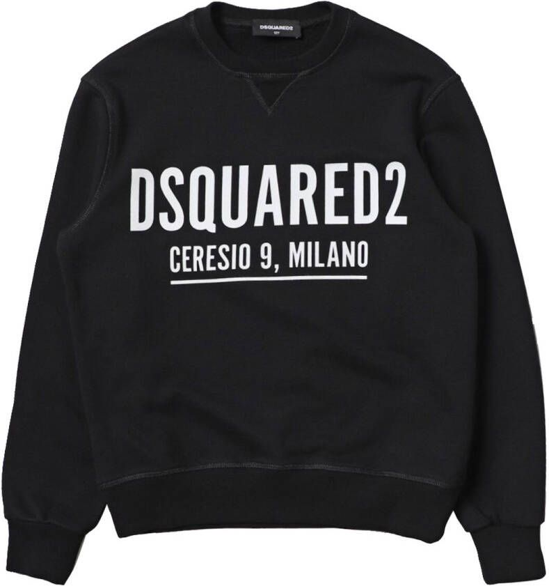 DSQUARED2 KIDS Sweater met logoprint Zwart - Foto 3