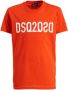 Dsquared2 Kids T-shirt met logoprint Oranje - Thumbnail 1