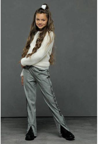 ELLE CHIC geruite broek zwart Meisjes Polyester Ruit 122-128 - Foto 3