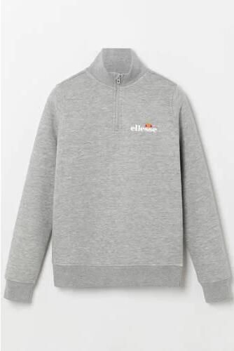 Ellesse sweater lichtgrijs Katoen Opstaande kraag Effen maat 158-164