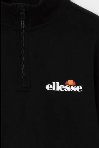 Ellesse sweater zwart Katoen Opstaande kraag Effen maat 158-164