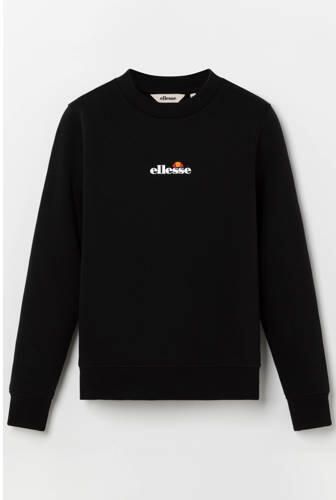 Ellesse sweater zwart Katoen Ronde hals Effen maat 140-146