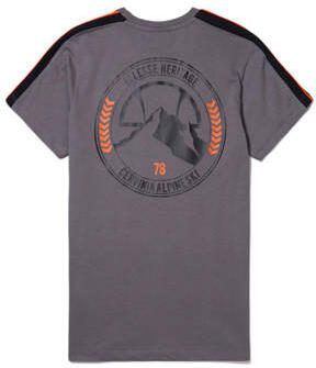 Ellesse T-shirt grijs Jongens Katoen Ronde hals Logo 140-146