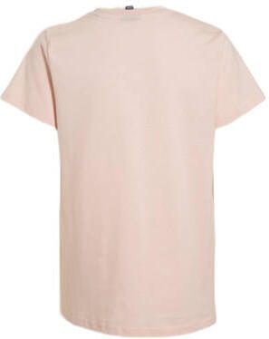 Ellesse T-shirt roze Katoen Ronde hals Logo 128-134