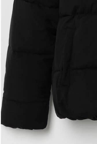 Ellesse winterjas zwart Jongens Polyester Capuchon Effen maat 140-146