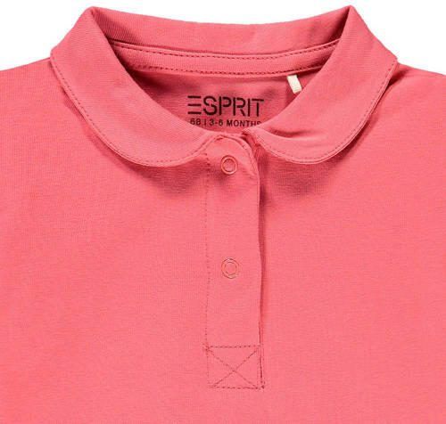 Esprit baby jurk met katoen roze Effen 62 | Jurk van - Foto 2
