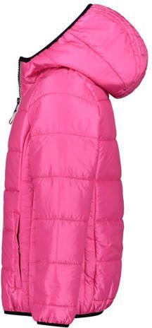 Esprit gewatteerde jas felroze Meisjes Polyamide Capuchon Effen 98