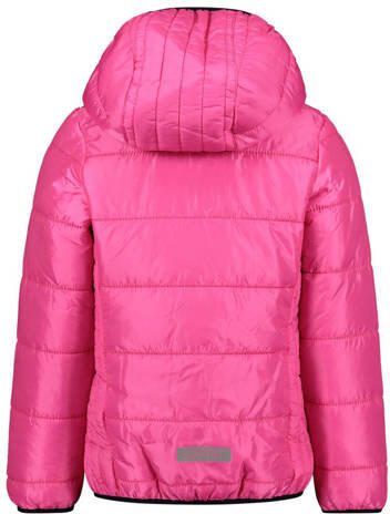 Esprit gewatteerde jas felroze Meisjes Polyamide Capuchon Effen 98 - Foto 2