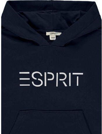 Esprit hoodie met logo donkerblauw Sweater Logo 104-110 - Foto 2