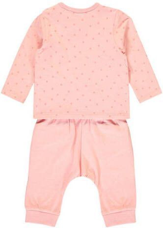 ESPRIT longsleeve + broek roze Set Meisjes Stretchkatoen Ronde hals All over print - Foto 2