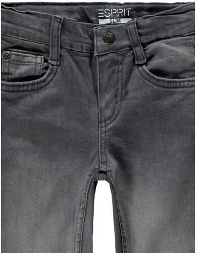 Esprit skinny jeans grey dark wash Grijs Jongens Stretchdenim Vintage 104 - Foto 2
