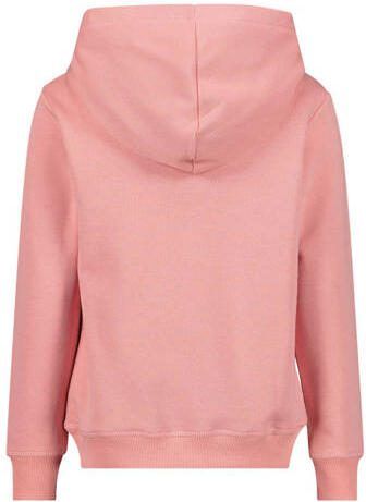Esprit sweater met logo roze Meisjes Katoen Capuchon Logo 104-110 - Foto 2