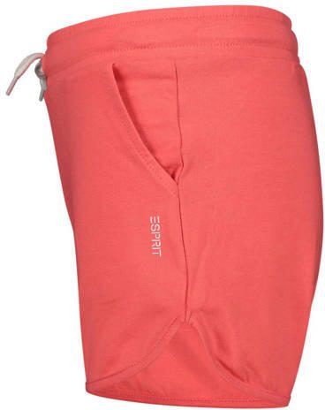Esprit sweater + short oranjerood Shirt + broek Logo 104-110 - Foto 2