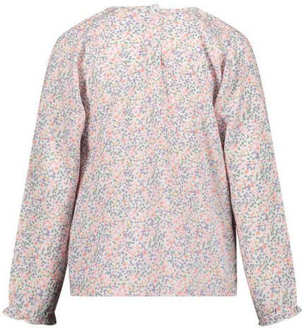 Esprit top met all over print roze lila Meisjes Viscose Ronde hals All over print 104-110 - Foto 2