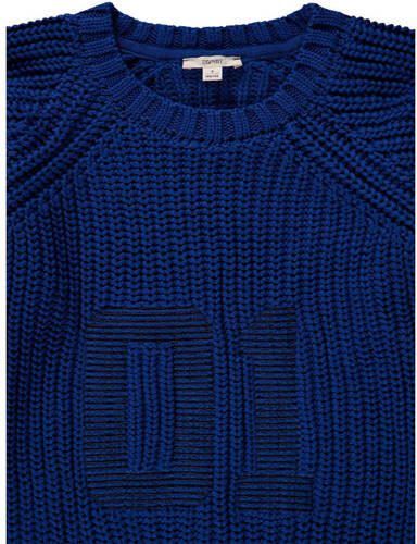 Esprit trui blauw Jongens Katoen Ronde hals Effen 176 - Foto 2