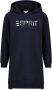 Esprit sweatjurk met logo donkerblauw Logo 92 | Jurk van - Thumbnail 1