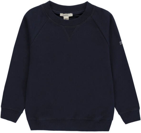 Esprit sweater donkerblauw Effen 128-134 | Sweater van