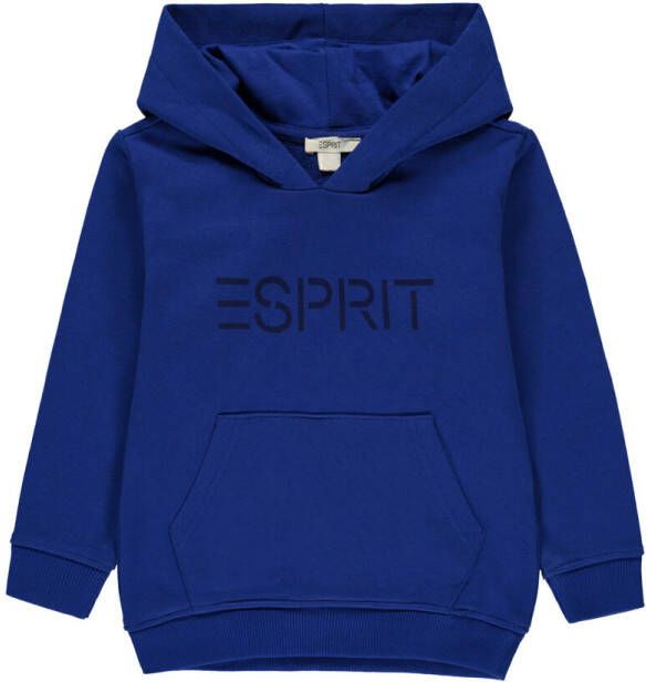 Esprit hoodie met logo blauw Sweater Logo 176 | Sweater van