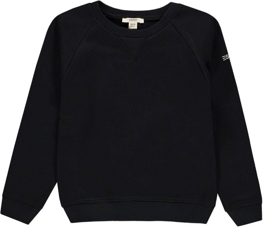 Esprit longsleeve zwart Jongens Katoen Ronde hals Effen 104-110 - Foto 2