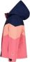 29FT ski-jack roze donkerblauw Skijack Meisjes Gerecycled polyester (duurzaam) Capuchon 140-146 - Thumbnail 3
