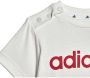 Adidas Sportswear T-shirt + short wit zwart rood Shirt + broek Katoen Ronde hals 104 - Thumbnail 3