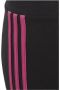 Adidas Sportswear legging zwart donkerroze Broek Meisjes Katoen Effen 164 - Thumbnail 4