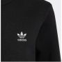 Adidas Originals fleece sweater zwart Logo 128 | Sweater van - Thumbnail 2