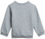 Adidas Sportswear joggingpak grijs melange wit zwart Trainingspak Fleece Ronde hals 104 - Thumbnail 4