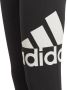 Adidas Performance sportlegging zwart wit Sportbroek Meisjes Katoen Logo 152 - Thumbnail 4
