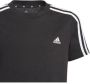 Adidas Performance sport T-shirt zwart wit Jongens Katoen Ronde hals Logo 140 - Thumbnail 4