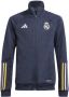 Adidas Performance Junior Real Madrid Tiro 23 trainingspak donkerblauw Jongens Meisjes Polyester Opstaande kraag 164 - Thumbnail 2