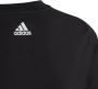 Adidas Sportswear T-shirt zwart wit Meisjes Katoen Ronde hals Logo 128 - Thumbnail 2