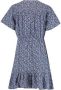America Today Junior gebloemde jurk Dacia jr paars blauw - Thumbnail 4
