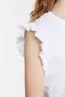 Anytime T-shirt met ruffle wit Meisjes Katoen Ronde hals Melée 110 116 - Thumbnail 3