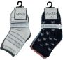 Apollo sokken set van 6 zwart grijs blauw roze Meisjes Stretchkatoen 56-68 - Thumbnail 3