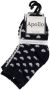 Apollo sokken set van 6 blauw grijs Meisjes Stretchkatoen All over print 56-68 - Thumbnail 2