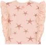 Babyface T-shirt met all over print en ruches roze Meisjes Stretchkatoen Ronde hals 128 - Thumbnail 2