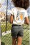 Blue Rebel regular fit short zwart Korte broek Meisjes Stretchkatoen Effen 170 - Thumbnail 2