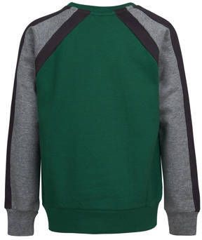 Blue Rebel sweater Haiku groen grijs donkerblauw Jongens Katoen Ronde hals 98 104