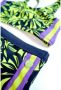 B.Nosy crop bikini B.Active limegroen donkerblauw Meisjes Polyamide All over print 116 - Thumbnail 3