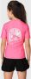Brunotti UV T-shirt Lineas roze UV shirt Meisjes Gerecycled polyester Opstaande kraag 164 - Thumbnail 4