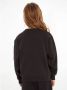 Calvin Klein sweater met logo zwart Logo 116 | Sweater van - Thumbnail 4
