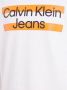 CALVIN KLEIN JEANS T-shirt met biologisch katoen wit - Thumbnail 4